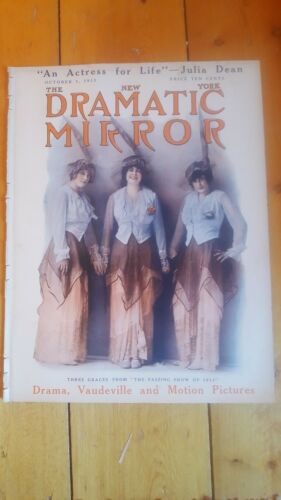Rare Oct 1, 1913 New York Dramatic Mirror With Passing Show Of 1913 Cover