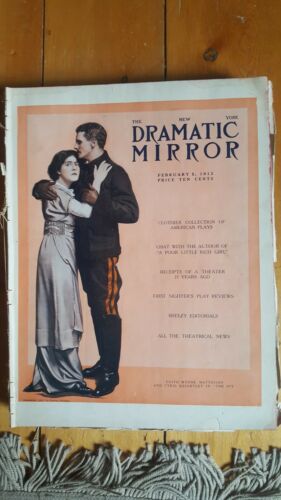 Rare Feb 5, 1913 Ny Dramatic Mirror Feb Edith Wynne Matthison, Cyril Keightley