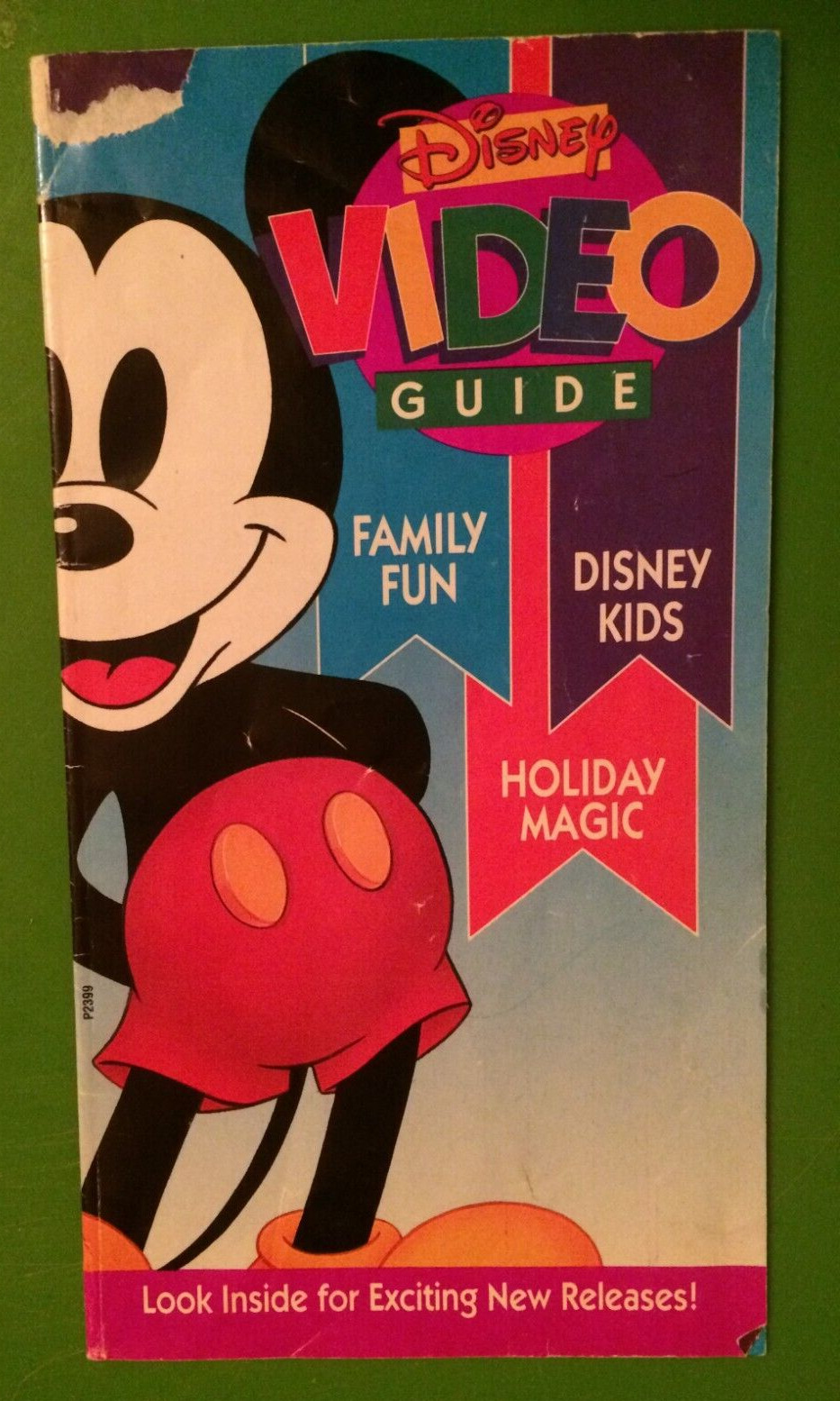 Vintage 1993 Disney Video Guide Booklet~used~new Release Insert 1990s Vhs Movies