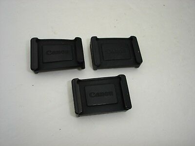 Lot Of 3 Canon Camera Eyepiece Viewfinder Covers For 40d, 50d, 60d, 6d , 5d