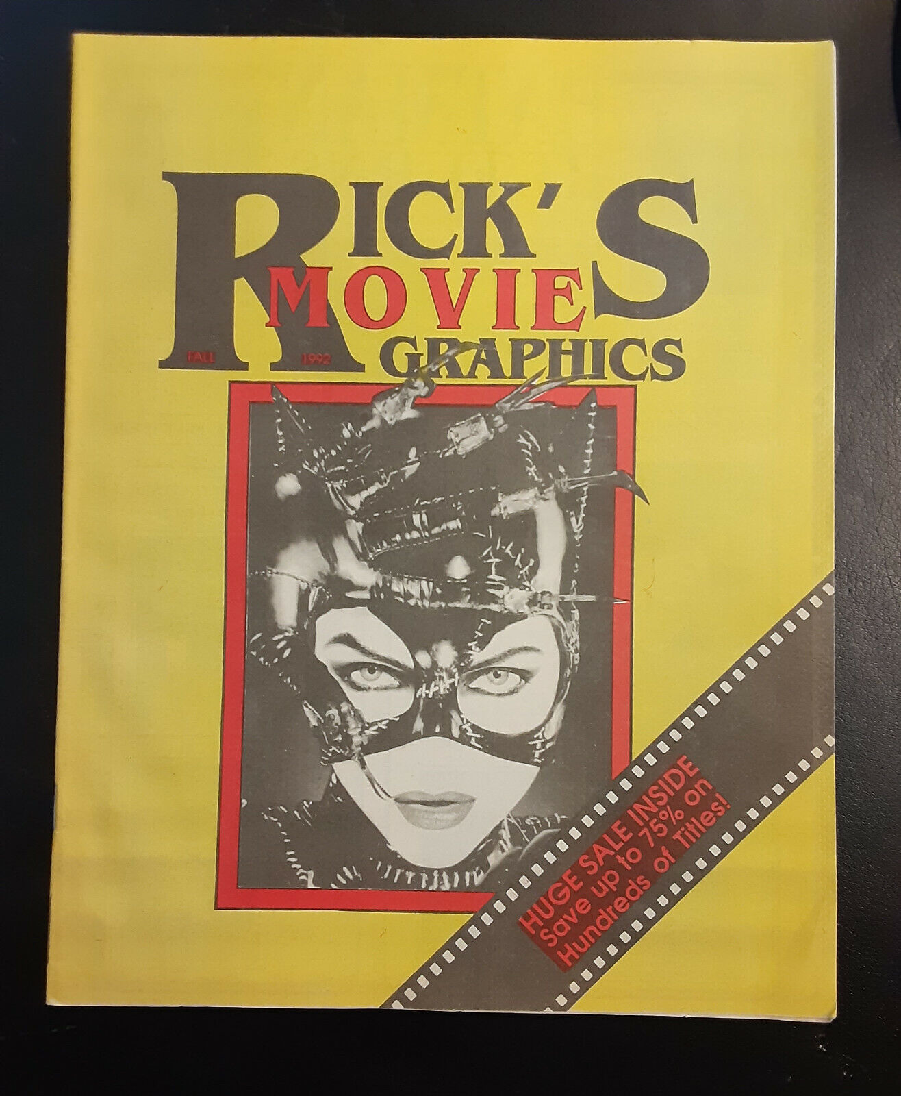 Rick's Movie Graphics Movie Catalog 1992 Batman Cover