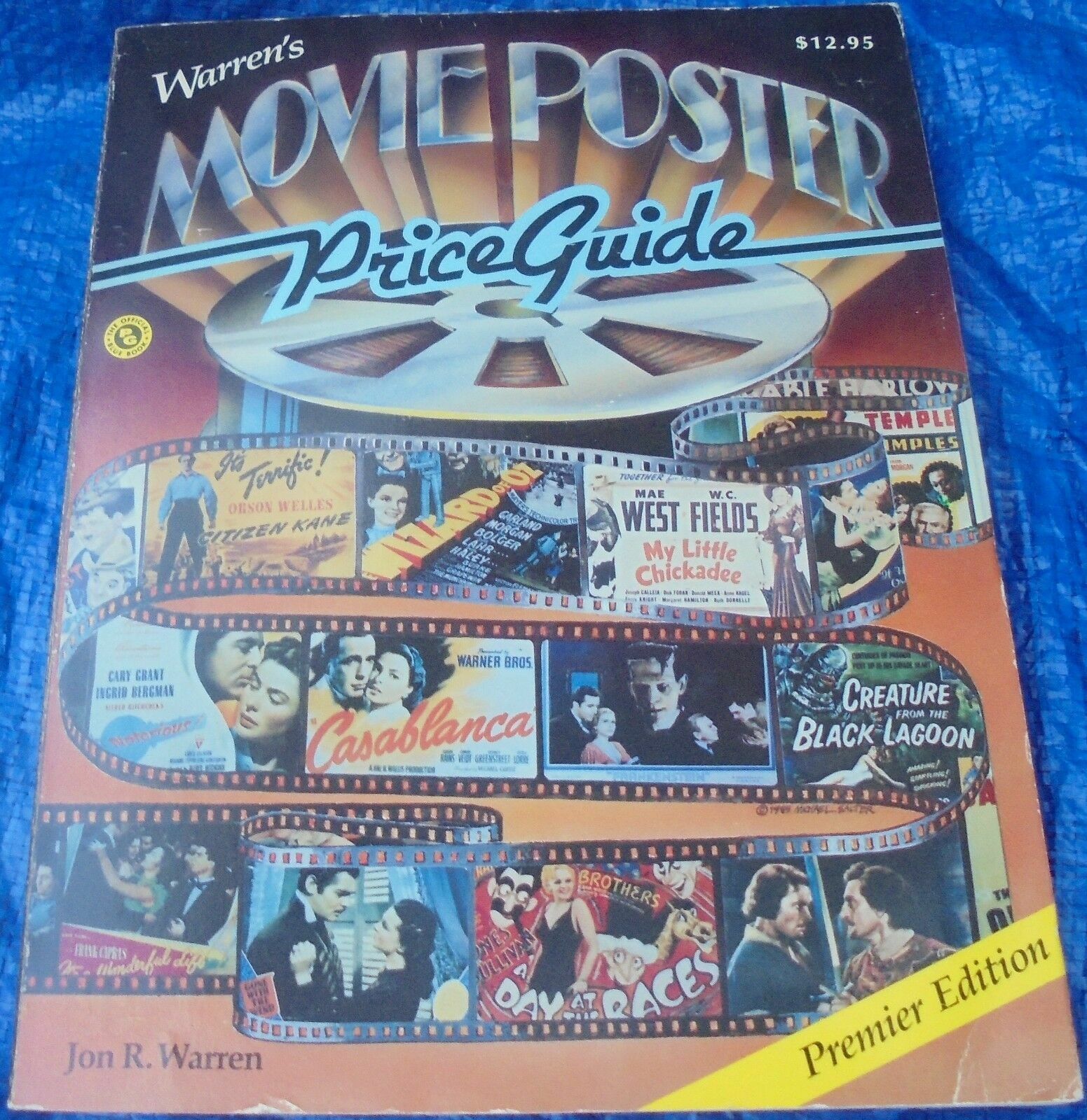 Jon R. Warren Movie Poster Price Guide Book Premier Edition 1986 Wizard Of Oz